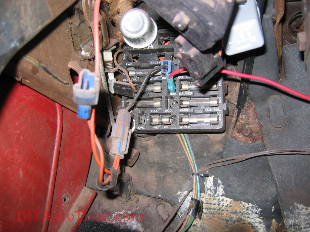 MegaSquirt Carb to EFI Conversion - Part 1: TBI Fuel Only ... jeep fuel gauge wiring for 1972 