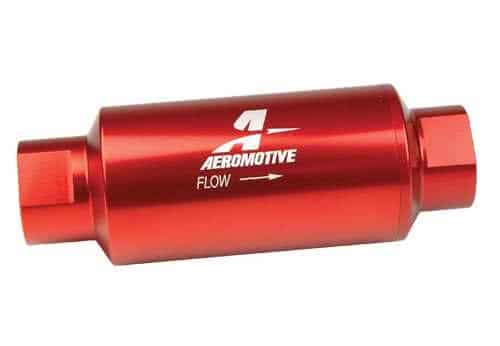 Aeromotive 12301 Inline 10 micron fuel filter with -10 AN ports