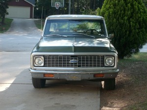 1972 Chevy C10 pickup 4.8 LS motor swap