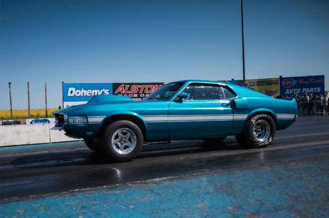 Jay Brown's 1969 Mustang "Shelby Clone" at the 2015 Hot Rod Drag Week