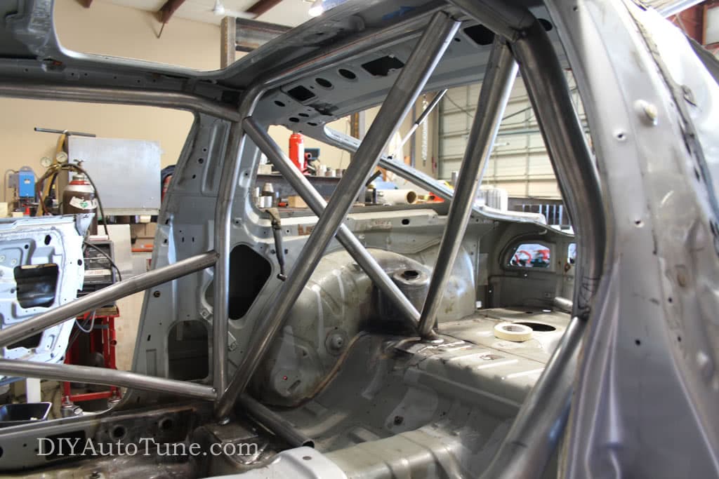 DIYAutoTune 240sx Land Speed Car - Cage update