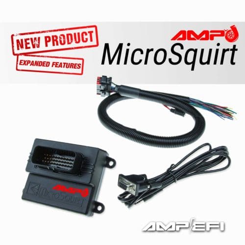 AMP'd MicroSquirt with 30" Harness - Motorcycle / Powersports ECU