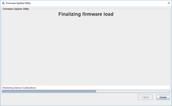Finalizing firmware load