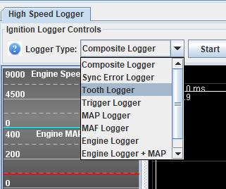 Selecting a high speed log type