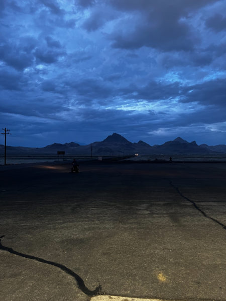 Bonneville Speedway 2022 - Gas station before the bend