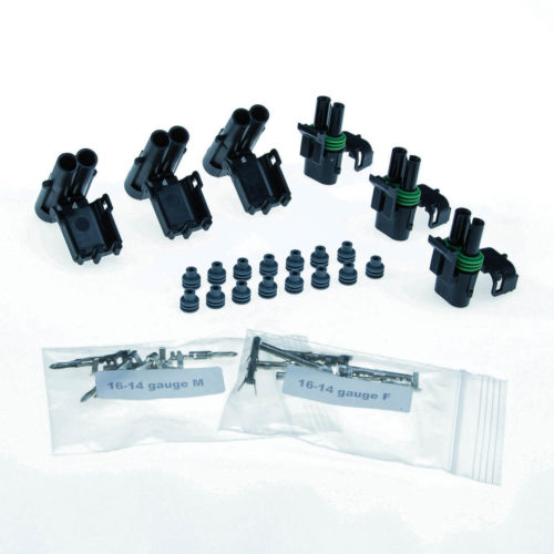 Weather Pack Bulkhead Kit 22-pin 16-14 Ga.